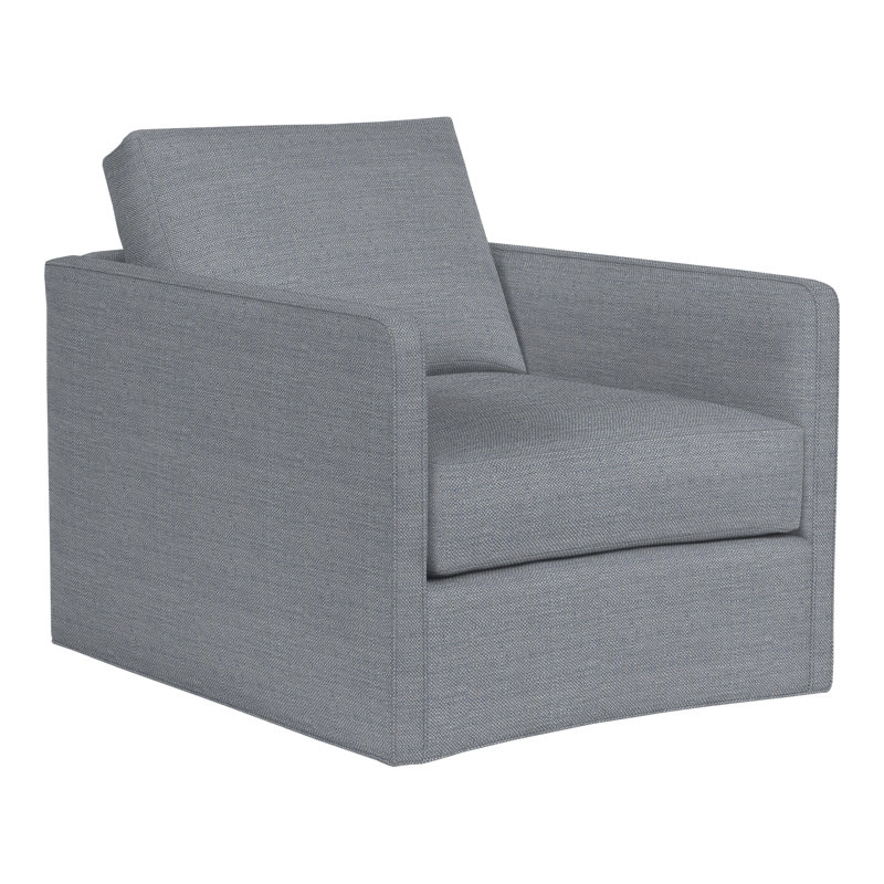 Wynne Swivel Chair, Perigold Willa Haze