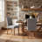 Fabric Upholstered Dining Chairs High Back Parsons Kitchen Chairs With Solid Wood Feet-196672112