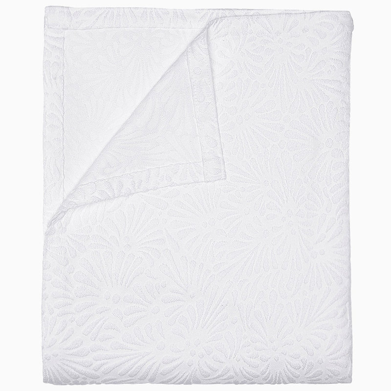 Meera Coverlet, Queen Coverlet, White