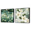Mangrove Serenity - motif tropical - ensemble de 2 collages floraux carrés-101855394-101855393