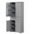 Bathroom Storage Cabinet With Doors And Drawer, Multiple Storage Space, Adjustable Shelf, Grey-727136236