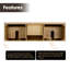 Laurel 72 Double Bathroom Vanity Base Only-91927752