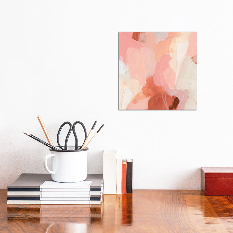 Terracotta Cloud II by June Erica Vess - Wrapped Canvas Painting, 30.48 cm H x 30.48 cm W