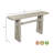  Henderson Rectangular Solid Wood Console Table 64" in Beige-1819956470