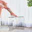 Masanari 23'' Clear Acrylic Corner Shower Bench