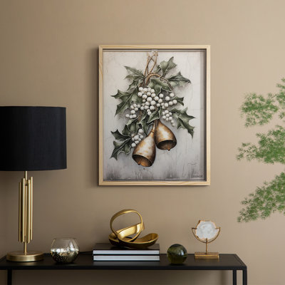 Christmas Holiday Art DCXCVI Framed Print - Solid Wood