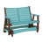 Plateau bleu Aruba / base brun chocolat