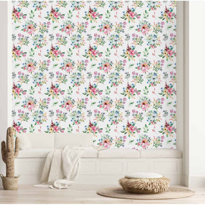 Carreau de papier peint auto-adhésif l 25 po, L 2,09 pi x L 18,75 pi