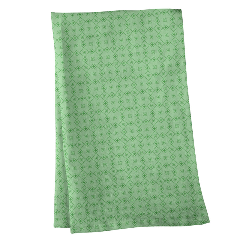 Tea Towel Kitchen Towel, Cotton Twill, Green