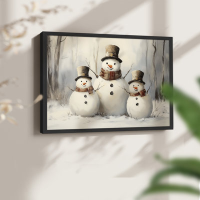 Art de Noël - CMxxxix - reproduction encadrée - réversible