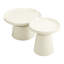 Ensemble table basse Beurre (2 pièces) Ivoire
