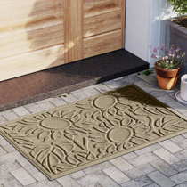 2'x3' Aqua Shield Swirls Indoor/outdoor Doormat Camel - Bungalow