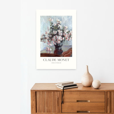 Art contemporain contemporain, art floral de chrysanthème contemporain