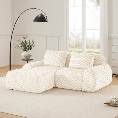 Canapé modulaire en forme de L de Boneless
