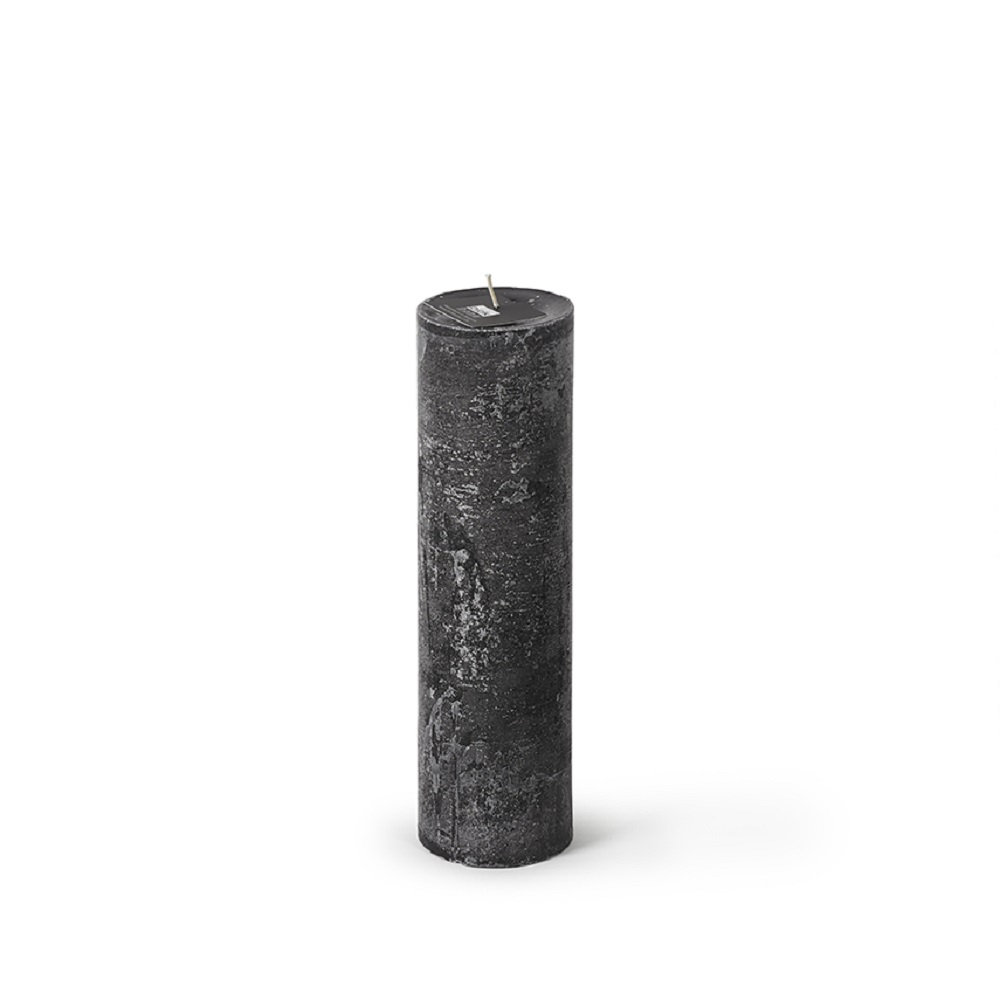 Unscented Pillar Candle, Dark Green, 9.85" H x 2.75" W x 2.75" D