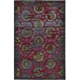 Kendale Hand Woven Wool Abstract Area Rug