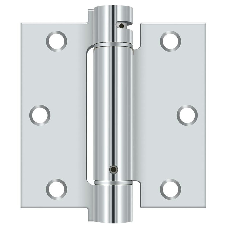 64'' x 64'' Steel Surface Mount Hinge, Polished Chrome