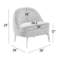 Fauteuil demi-tonneau rembourré Bula-1780695515