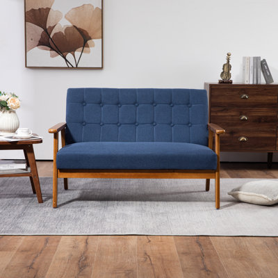 Mid-Century Modern Loveseat Sofa