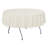 Ultimate Textile - Round Polyester Linen Tablecloth-66486005-66485902-66485910