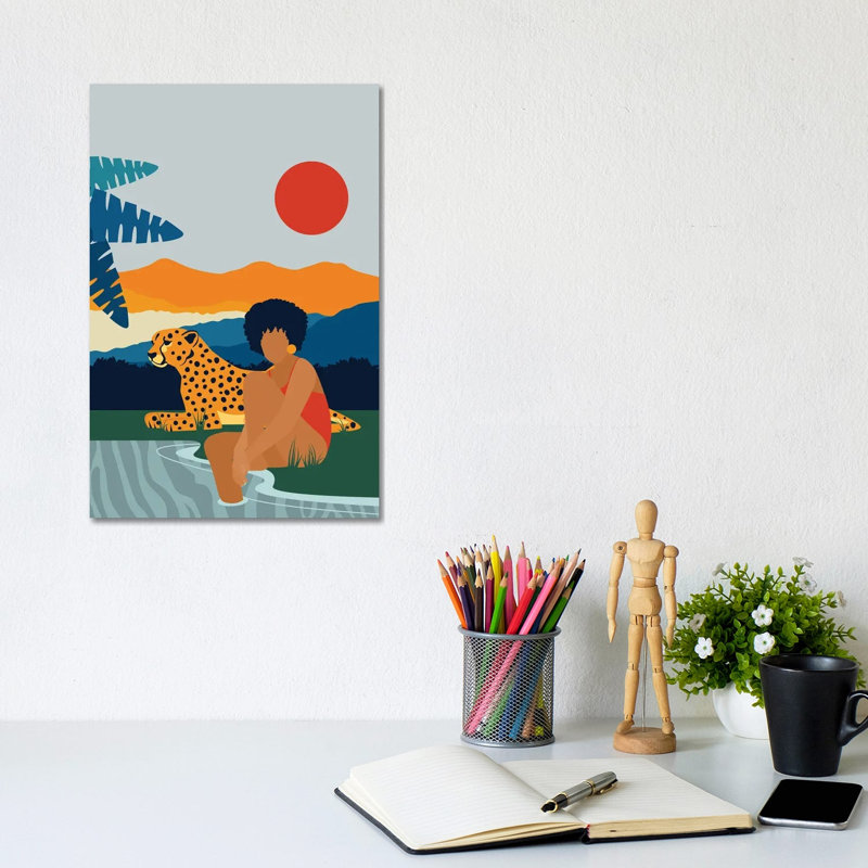 Jungle Boogie - Print on Canvas, Wrapped Canvas, 20.32 cm H x 30.48 cm W