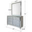 Commode 6 tiroirs avec miroir Schade-1000165427
