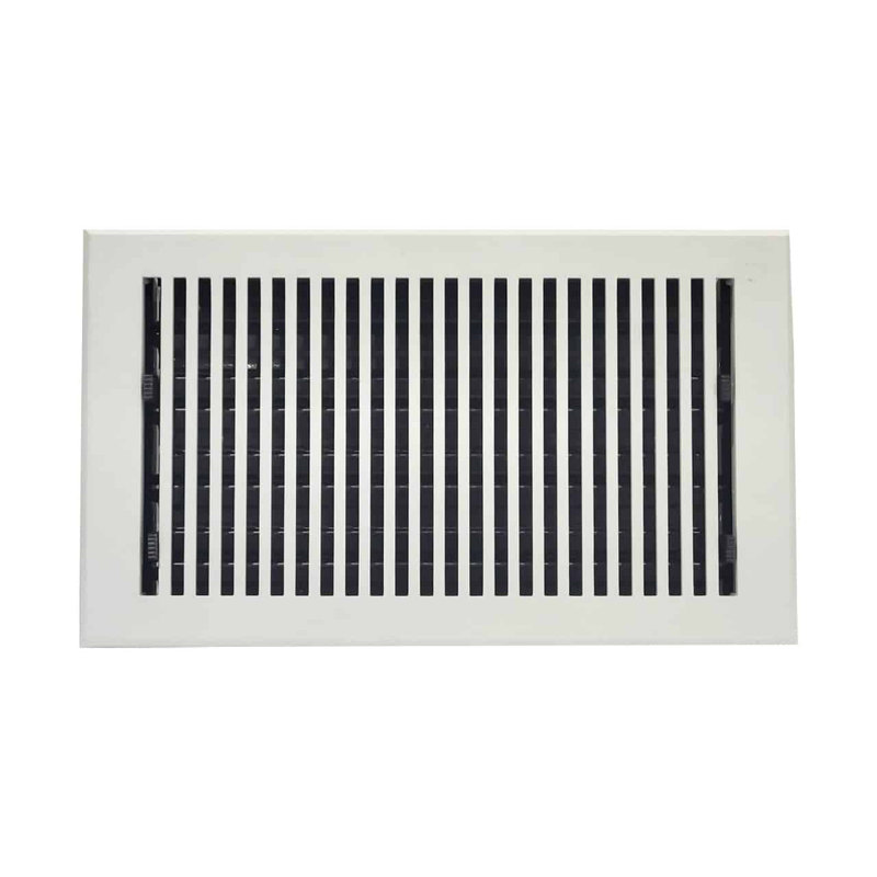 Couvercle de ventilation standard en fonte d'aluminium, Blanc, H 8 po x l 14 po x P 16 po
