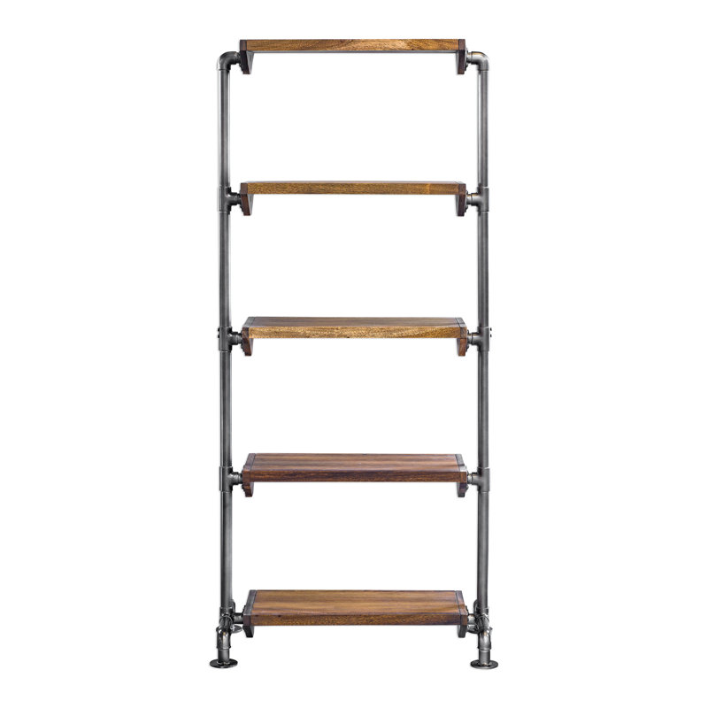 Bibliothèque étagère Industrial H 72 "x l 33"
