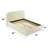 Arden Beige Chenille Queen Bed