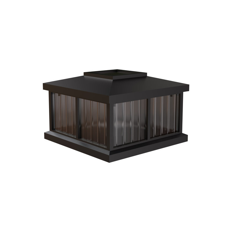 Mail Post Solar Cap, Black