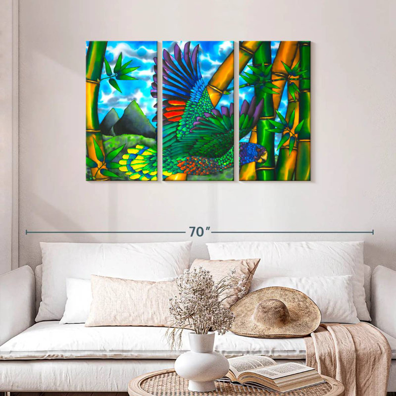 Brampt Untamed Saint Lucia, 28" H x 45" W