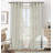 Jeanenia  Farmhouse Vertical Striped Linen Blend Textured Light Filtering Semi Sheer Curtains for Living Room Bedroom-648277800-648277805