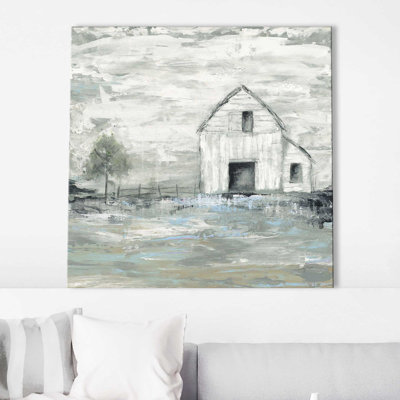 «Iowa Barn II (Square)» par Courtney Prahl, reproduction