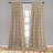 Toupin Semi Sheer Curtain Pair-1336183996-1336183972