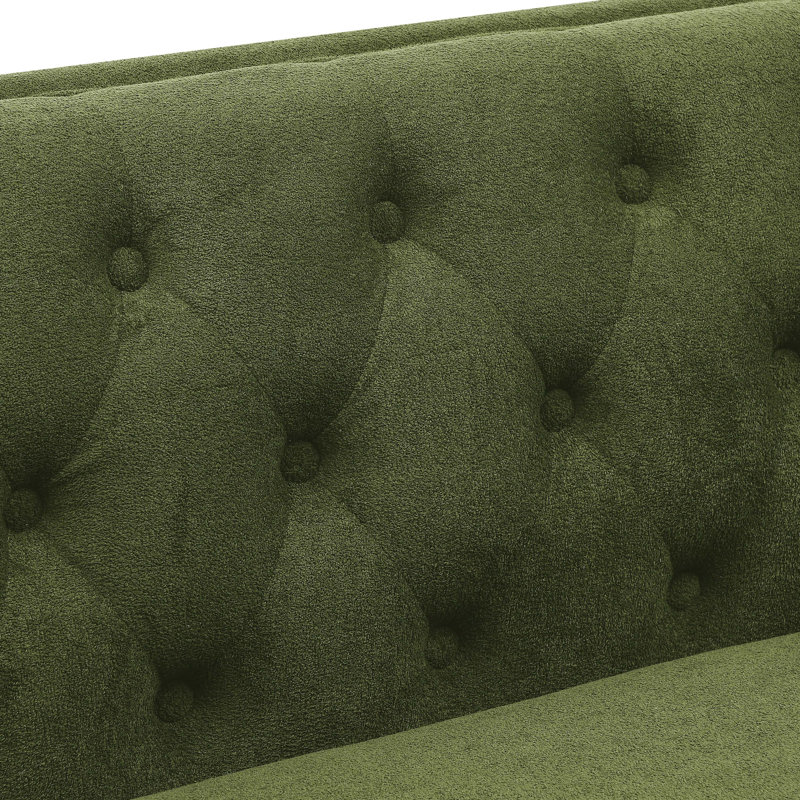 Canapé Devonaire, Mélange de polyester vert foncé