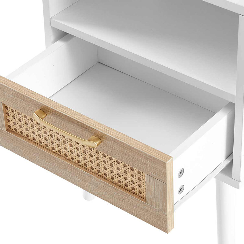 Turon 15.75'' W Nightstand, White