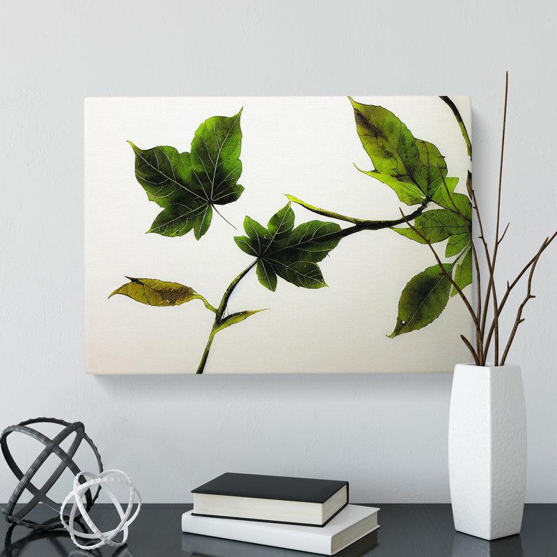 Garden Leaves - Wrapped Canvas, 40cm H x 60cm W x 3cm D