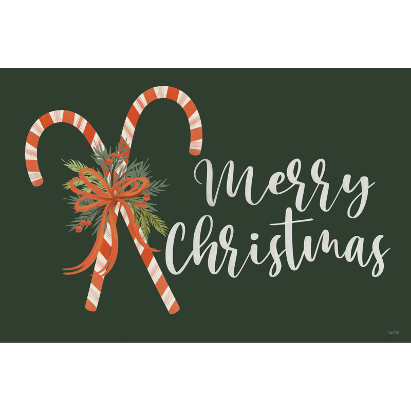 Merry Christmas Canes, H 20 po x l 30 po