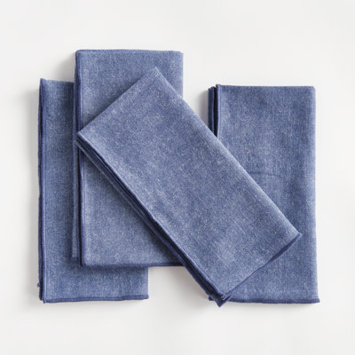 Caleb Cotton No Pattern Square Napkin