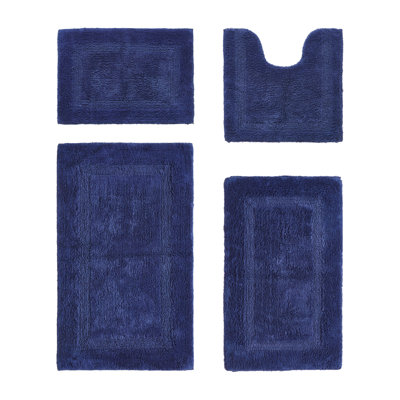 Ensemble de tapis pour salle de bain 100% coton Adelen