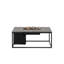 Himanshu Rectangle Aluminium Propane Smokeless Fire Pit Table-625503667