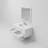 Castor 48" W x 22" D Single Bath Vanity, 43" Mirror & Chrome Faucet Set-104783209-112863593