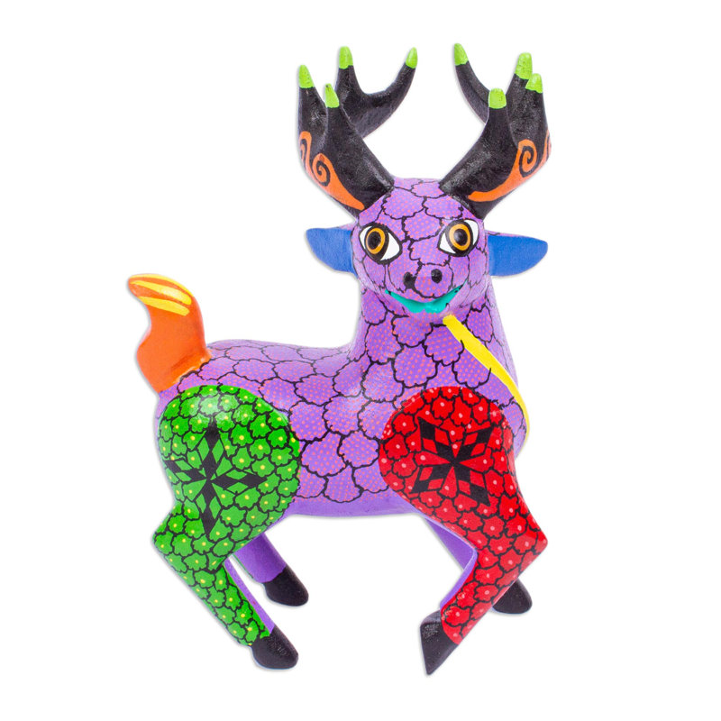 Figurine de bordure, Mauve / rouge