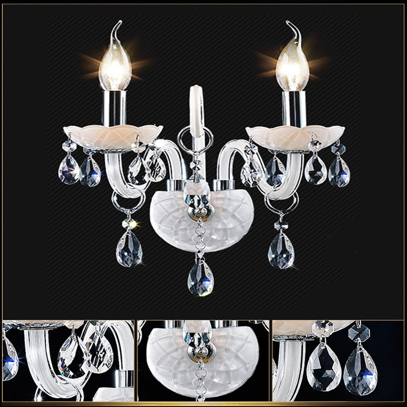 Bolling Crystal Candle Wall Light