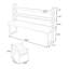 Ensembles de bureau 86,61 po Burlywood