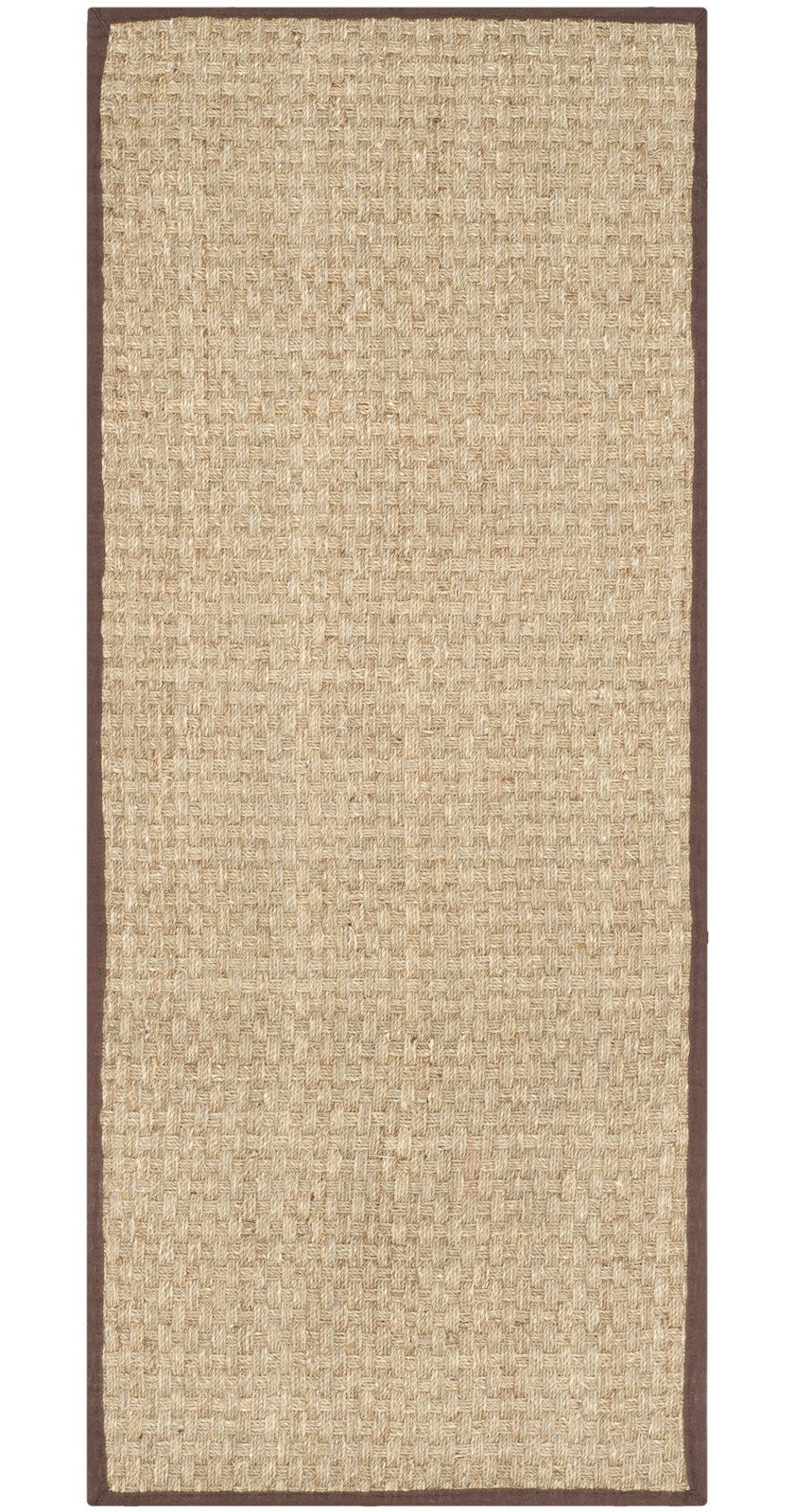 Debroh Natural Fiber Seagrass Rug, Runner 2'6" x 14'