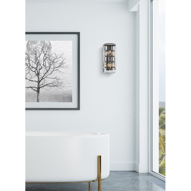 Redick Flush Mounted Sconce, 16" H x 8" W x 4" D