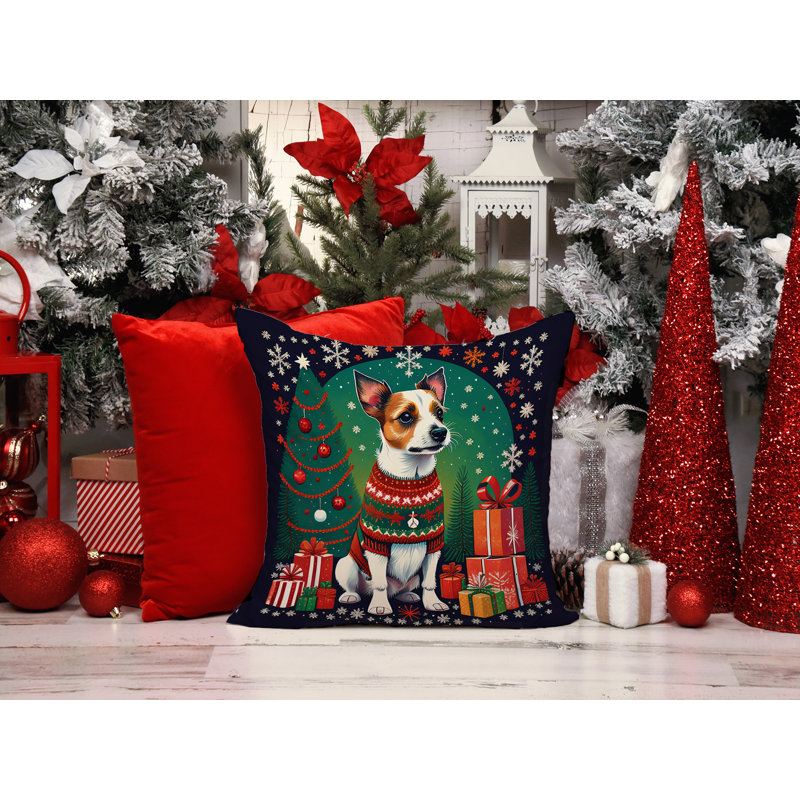  Coussin décoratif intérieur / extérieur en polyester Autre / Sans motif, 14 po x 14 po