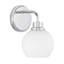 Applique murale 1 lumière Meridian en chrome-295448622