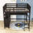 Gibrian Full 6 Drawers Wood Loft Bed with Built-in-Desk and Shelves by Harriet Bee-1979454715
